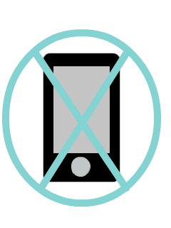 Logo of Crossed Out Phone
