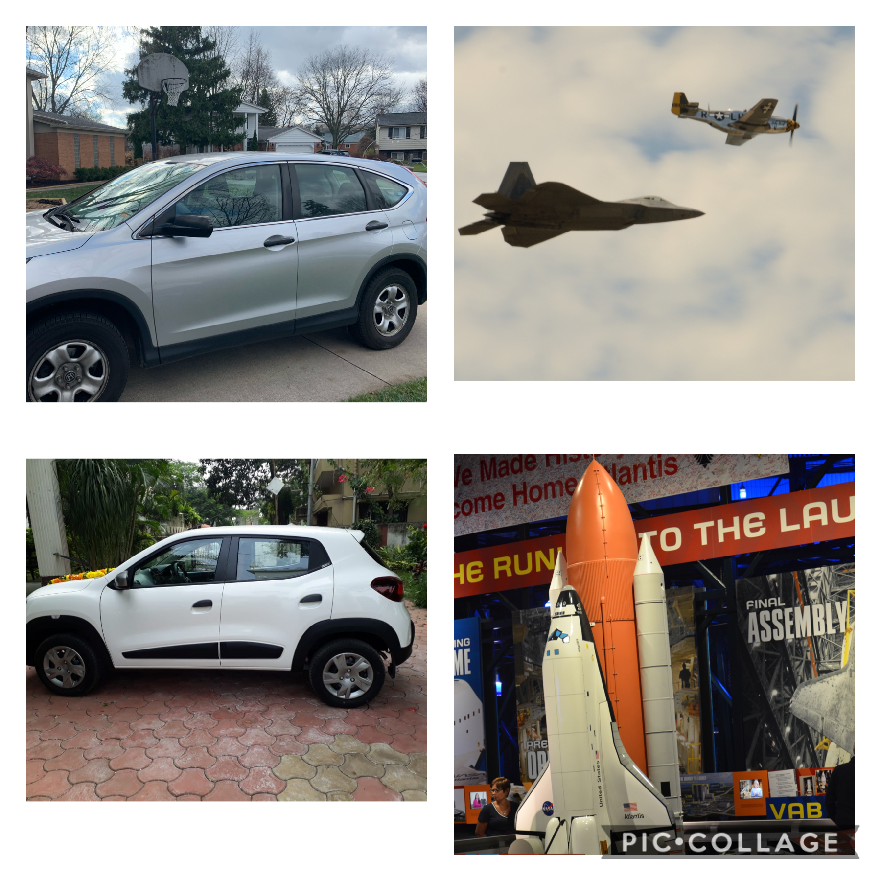 Collage of Cars and Airplanes in 2020