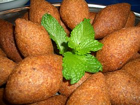 plate of kibbeh