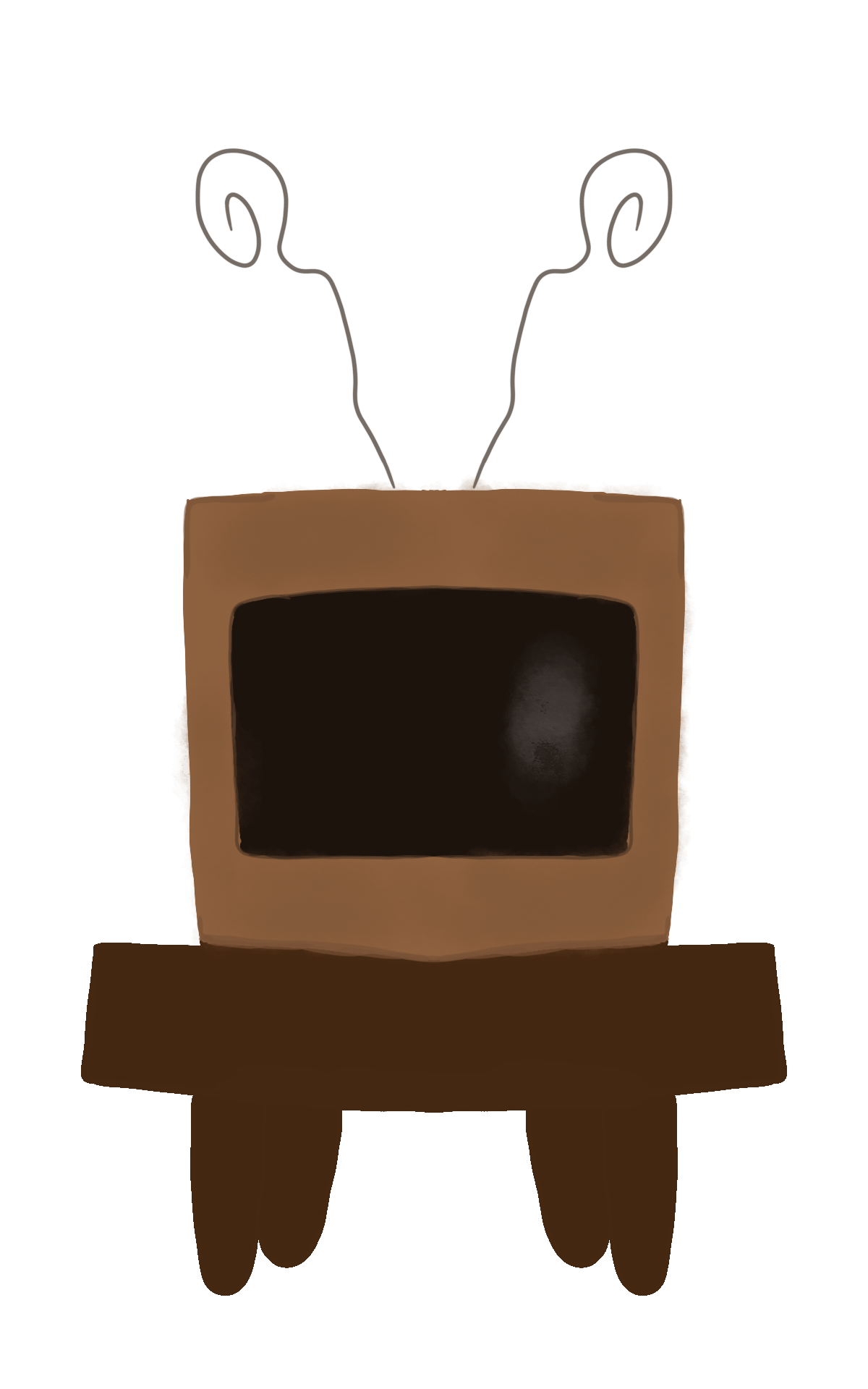 small old fashion tv