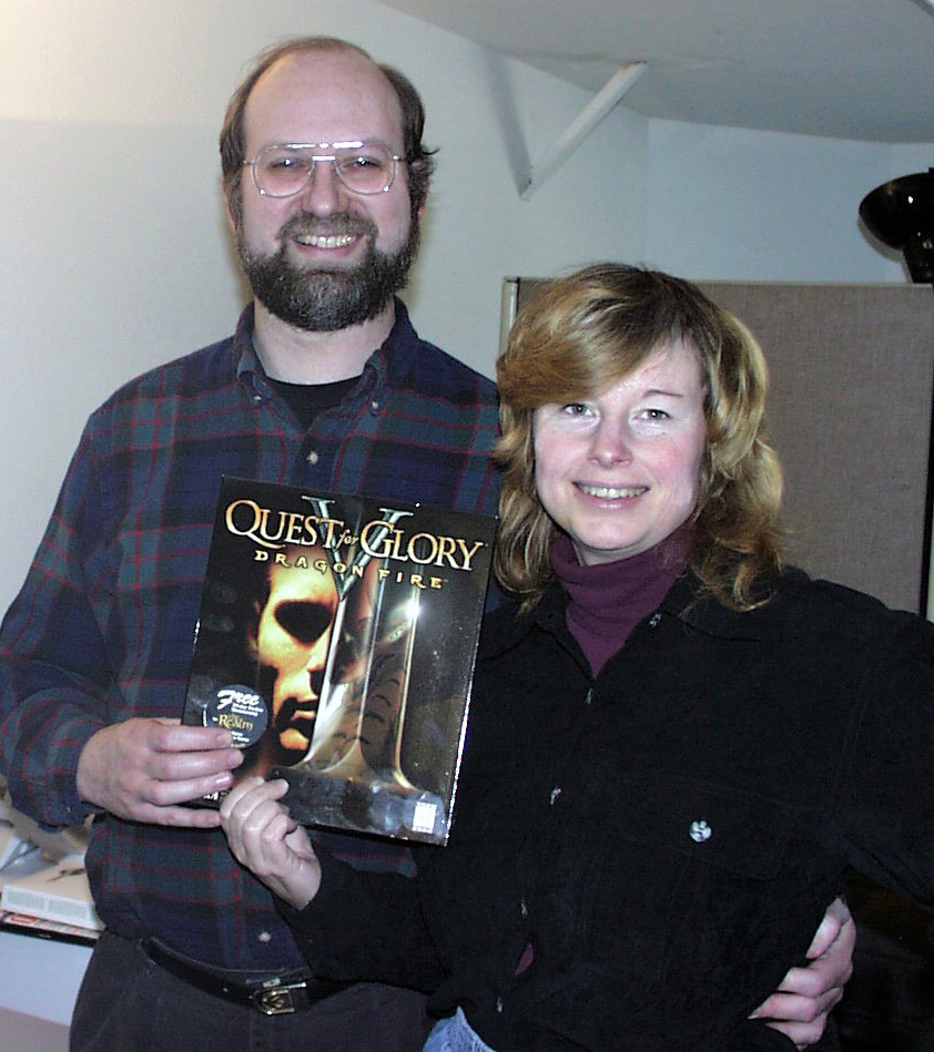 Video Game Developer Lori Cole Standing With Her Husband, A fellow Video Game Developer